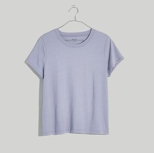 MADEWELL Whisper Cotton Crewneck T-Shirt. Size XXL. Color Lilac. New with tag.